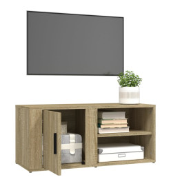 Meubles TV Chêne sonoma 80x31,5x36 cm Bois d'ingénierie