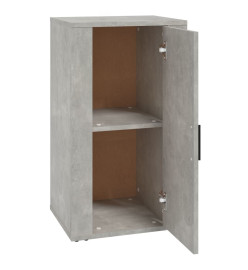 Buffet Gris béton 40x33x70 cm Bois d'ingénierie