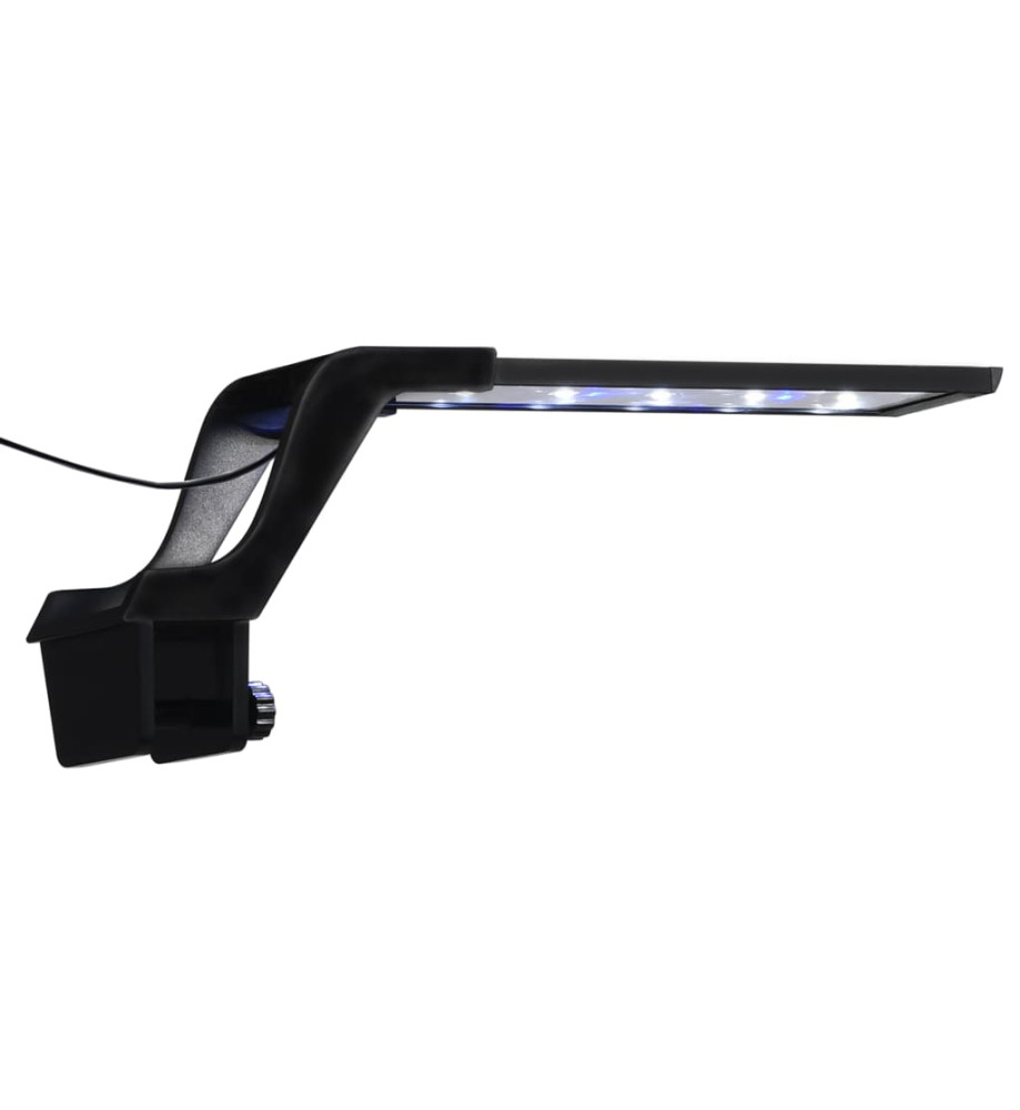 Lampe à LED d'aquarium avec pince 25-45 cm Bleu et blanc