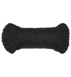 Corde de travail Noir 8 mm 250 m polypropylène