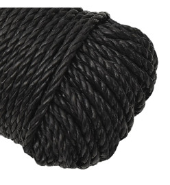 Corde de travail Noir 8 mm 250 m polypropylène