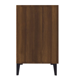 Buffet chêne marron 100x36x60 cm bois d'ingénierie