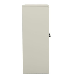 Armoire de bureau Gris clair 90x40x105 cm Acier