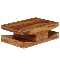 Table basse Bois massif de Sesham 90 x 60 x 30 cm