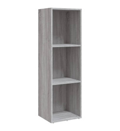 Bibliothèque/Meuble TV sonoma gris 36x30x114 cm bois ingénierie