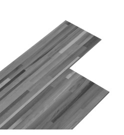 Planches de plancher PVC autoadhésif 2,51 m² 2 mm Gris rayé