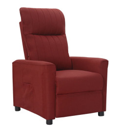 Fauteuil inclinable Rouge bordeaux Tissu