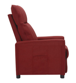 Fauteuil inclinable Rouge bordeaux Tissu