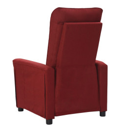 Fauteuil inclinable Rouge bordeaux Tissu