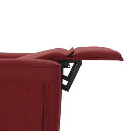 Fauteuil inclinable Rouge bordeaux Tissu