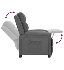 Fauteuil inclinable Gris clair Tissu