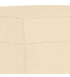 Banc Crème 70x35x41 cm Tissu