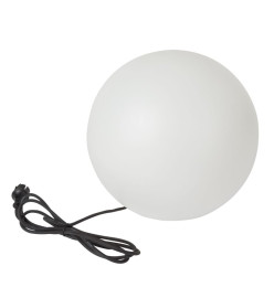 Perel Lampe de terrasse globe d'extérieur 38 cm