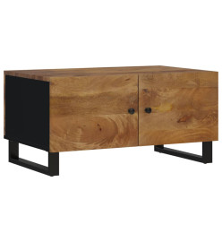 Table basse 80x50x40 cm Bois de manguier solide et d'ingénierie