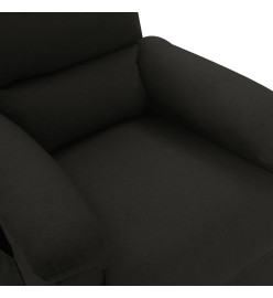 Fauteuil de massage Noir Tissu