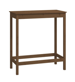 Table de bar Marron miel 100x50x110 cm Bois massif de pin