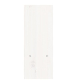 Support pour moniteur Blanc (39-72)x17x43 cm Bois de pin solide