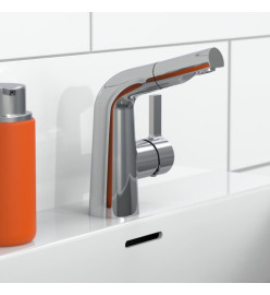 EISL Mitigeur de lavabo COOL avec douchette extractible chrome