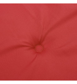 Coussins de chaise à dossier haut lot de 6 rouge tissu oxford