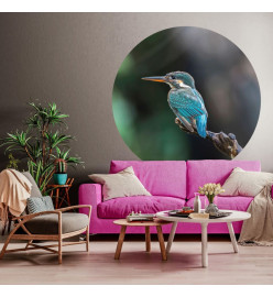 WallArt Papier peint cercle The Kingfisher 190 cm