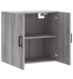 Armoire murale sonoma gris 60x31x60 cm bois d'ingénierie