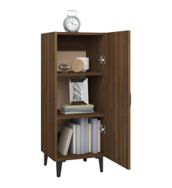 Buffet Chêne marron 34,5x34x90 cm Bois d'ingénierie