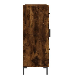 Buffet chêne fumé 69,5x34x90 cm bois d'ingénierie