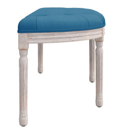 Banc Bleu 110,5x45x49 cm Velours