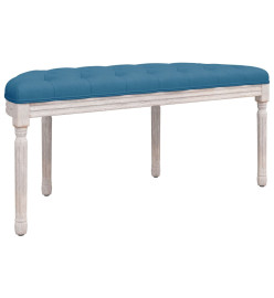 Banc Bleu 110,5x45x49 cm Velours