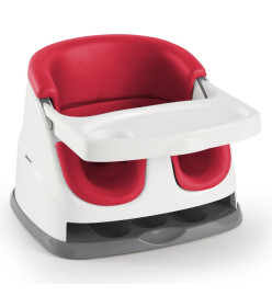 Ingenuity Siège d'appoint pour bébé 2 en 1 Baby Base Rouge coquelicot