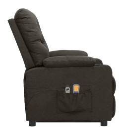 Fauteuil de massage Taupe Tissu