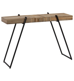 Table console 120 x 35 x 81 cm Teck recyclé