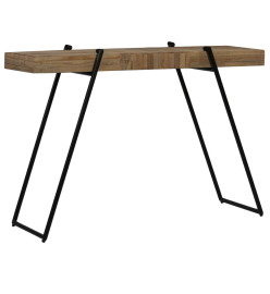 Table console 120 x 35 x 81 cm Teck recyclé