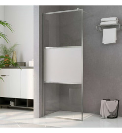 Paroi de douche à l'italienne à verre ESG demi-dépoli 80x195 cm