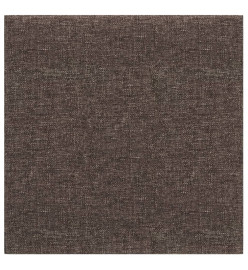 Panneaux muraux 12 pcs Taupe 30x30 cm Tissu 1,08 m²