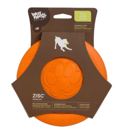 Zogoflex Frisbee pour chien Zisc Taille L Orange 1937