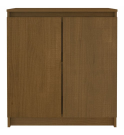 Armoire d'appoint Marron miel 60x36x65 cm Bois de pin massif