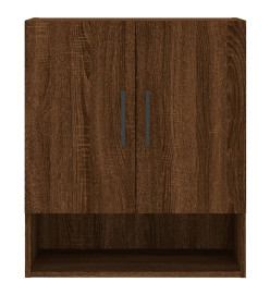 Armoire murale chêne marron 60x31x70 cm bois d'ingénierie