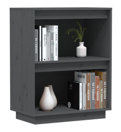 Armoire console Gris 60x34x75 cm Bois de pin solide