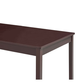 Table de salle à manger Marron foncé 180 x 90 x 73 cm Pin