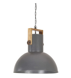 Lampe suspendue industrielle 25 W Gris Rond Manguier 52 cm E27