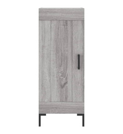 Buffet haut Sonoma gris 34,5x34x180 cm Bois d'ingénierie