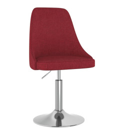 Tabouret de bar Rouge bordeaux Tissu