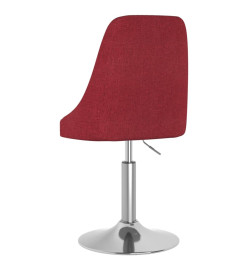 Tabouret de bar Rouge bordeaux Tissu