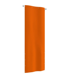 Écran de balcon Orange 80x240 cm Tissu Oxford