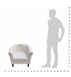 Fauteuil Blanc Similicuir