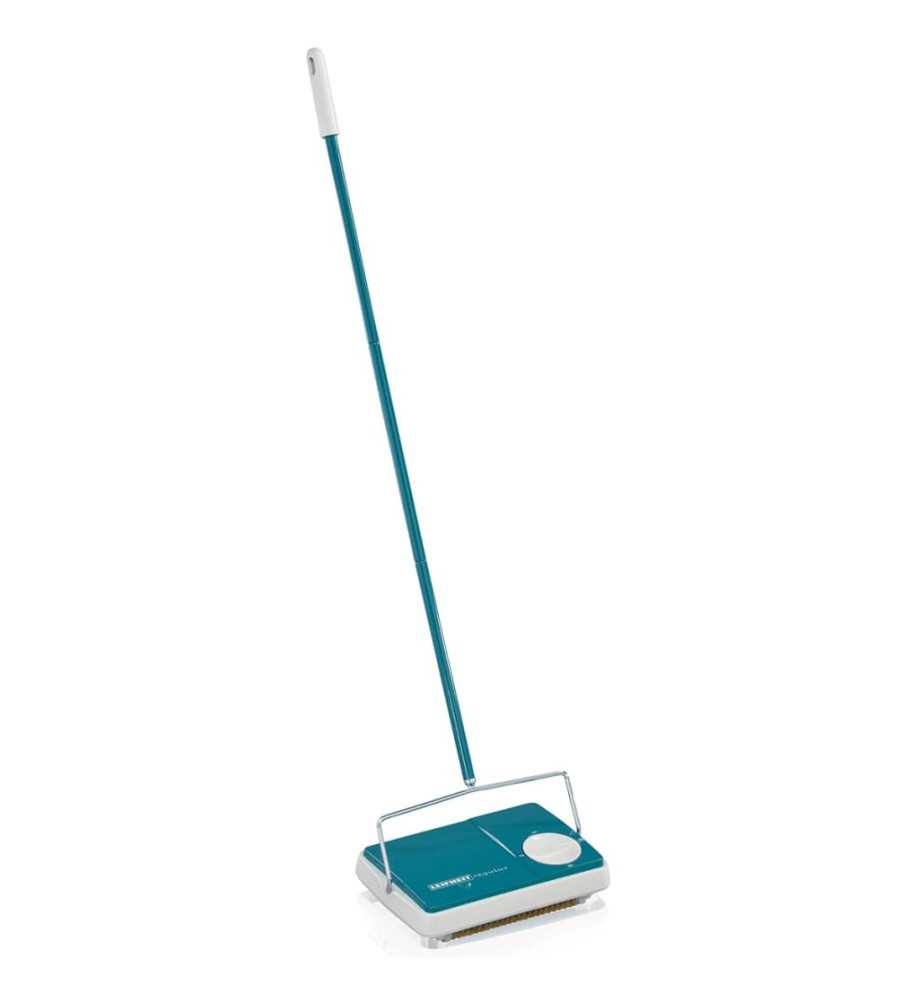 Leifheit Balai mécanique de tapis Regulus Turquoise et blanc 11700