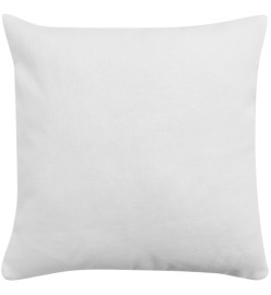 Housses de coussin 4 pcs Aspect de lin Blanc 40x40 cm