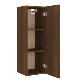 Ensemble de meubles TV 8 pcs Chêne marron Bois d'ingénierie