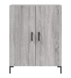 Buffet haut Sonoma gris 69,5x34x180 cm Bois d'ingénierie